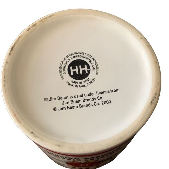 Vintage Jim Beam Kentucky Straight Bourbon Whiskey Coffee Cup Mug 2000 Stylish - Picture 8 of 11